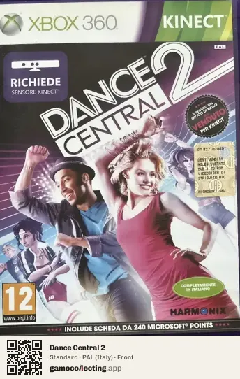 Dance Central 2 Xbox 360, Italy box front