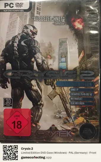 Crysis 2 Computer, Germany box front