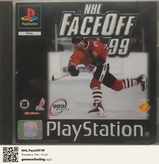 NHL FaceOff 99 PlayStation, PAL box front