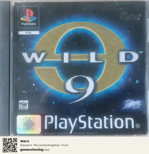 Wild 9 PlayStation, United Kingdom box front