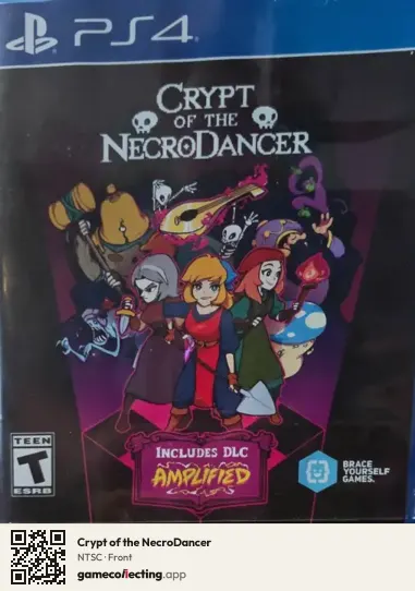 Crypt of the NecroDancer PlayStation 4, NTSC box front