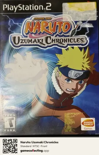 Naruto: Uzumaki Chronicles PlayStation 2, NTSC box front