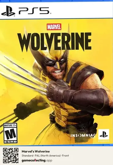 Marvel's Wolverine PlayStation 5, North America box front