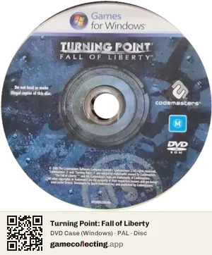 Turning Point: Fall of Liberty Computer, PAL disc