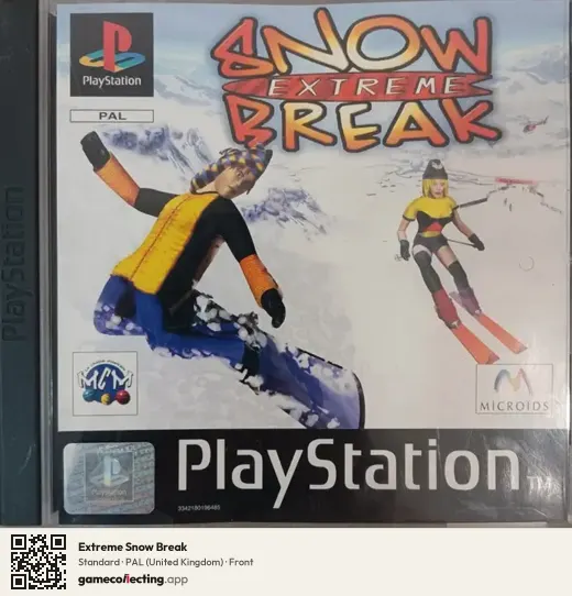 Extreme Snow Break PlayStation, United Kingdom box front