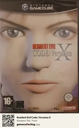 Resident Evil Code: Veronica X Nintendo GameCube, PAL box front