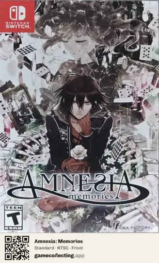 Amnesia: Memories Nintendo Switch, NTSC box front