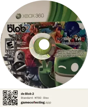 de Blob 2 Xbox 360, NTSC disc