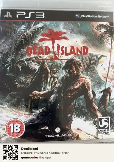 Dead Island PlayStation 3, United Kingdom box front