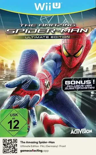 The Amazing Spider-Man Nintendo Wii U, Germany box front