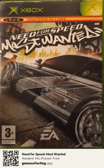 Need for Speed: Most Wanted Xbox, France box front