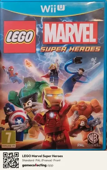LEGO Marvel Super Heroes Nintendo Wii U, France box front