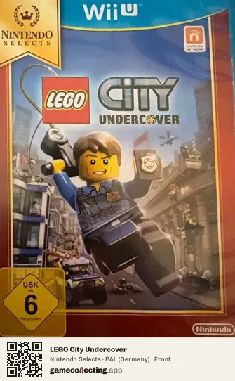 LEGO City Undercover Nintendo Wii U, Germany box front