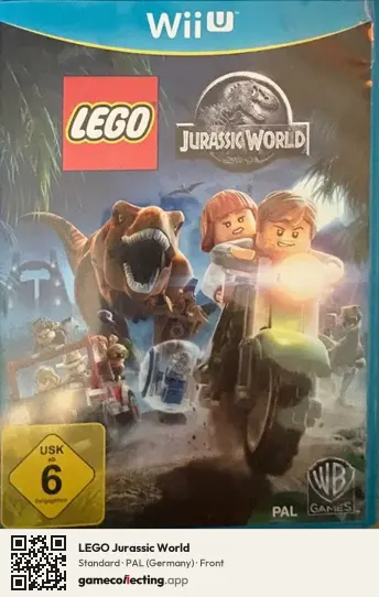 LEGO Jurassic World Nintendo Wii U, Germany box front
