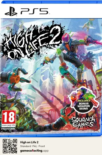High on Life 2 PlayStation 5, PAL box front