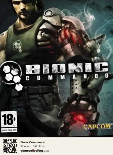 Bionic Commando Xbox 360, PAL box front