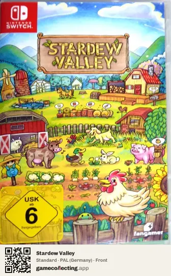 Stardew Valley Nintendo Switch, Germany box front
