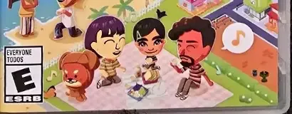Tomodachi Life: Living the Dream, the ESRB box on its front