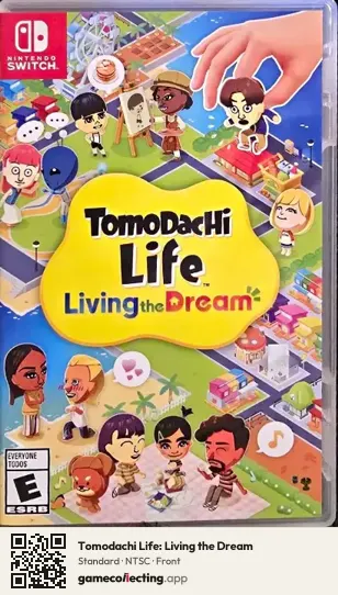 Tomodachi Life: Living the Dream Nintendo Switch, NTSC box front