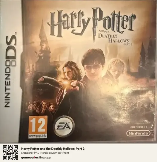 Harry Potter and the Deathly Hallows: Part 2 Nintendo DS, Nordic countries box front
