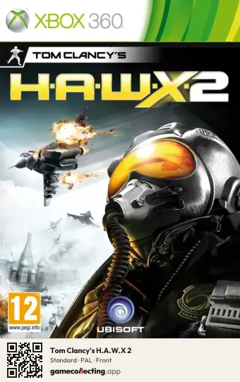 Tom Clancy's H.A.W.X 2 Xbox 360, PAL box front