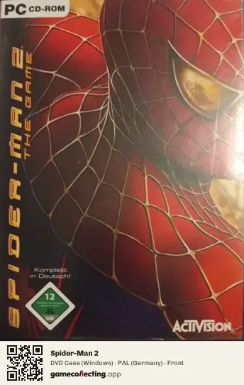 Spider-Man 2 Computer, Germany box front