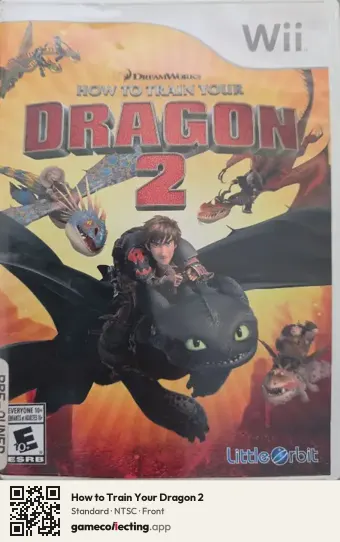 How to Train Your Dragon 2 Nintendo Wii, NTSC box front
