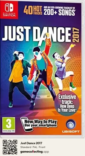 Just Dance 2017 Nintendo Switch, PAL box front