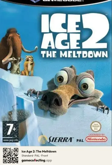 Ice Age 2: The Meltdown Nintendo GameCube, PAL box front