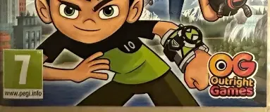Ben 10: Power Trip, the PEGI square on its front
