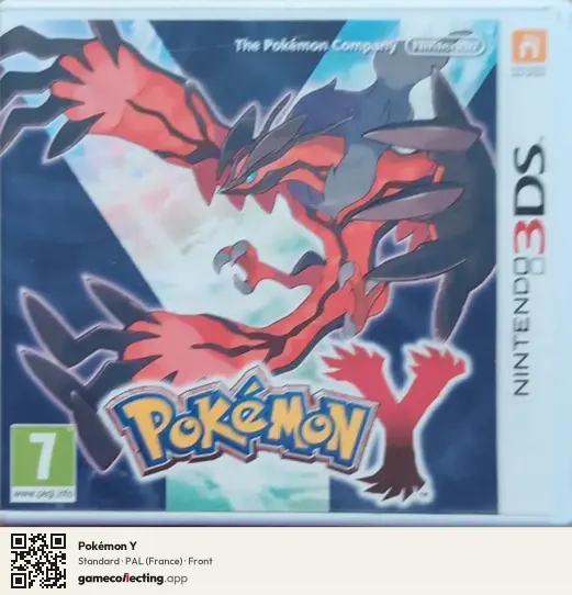 Pokémon Y Nintendo 3DS, France box front