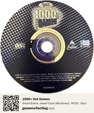 1000+ Hot Games Computer, NTSC disc
