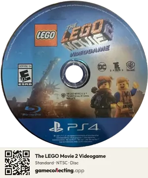 The LEGO Movie 2 Videogame PlayStation 4, NTSC disc