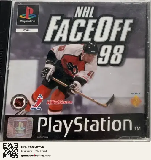 NHL FaceOff 98 PlayStation, PAL box front