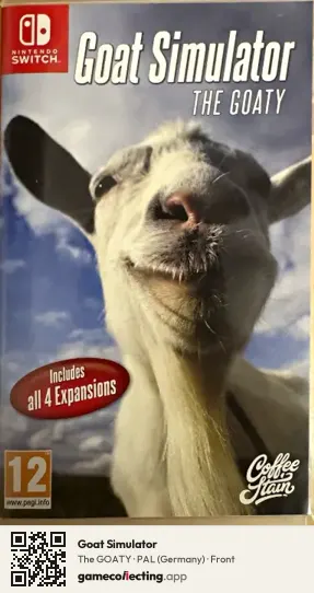Goat Simulator Nintendo Switch, Germany box front