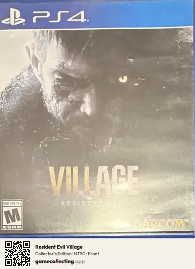 Resident Evil Village PlayStation 4, NTSC box front