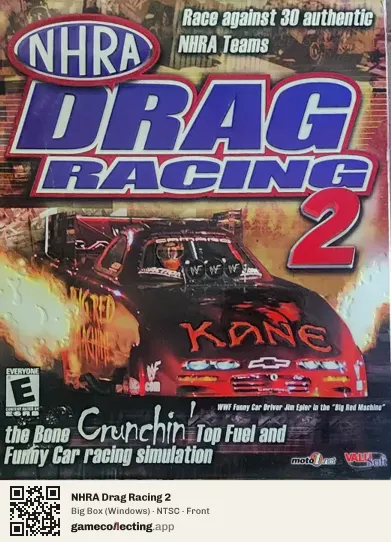 NHRA Drag Racing 2 Computer, NTSC box front