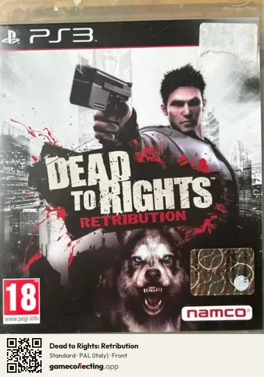 Dead to Rights: Retribution PlayStation 3, Italy box front