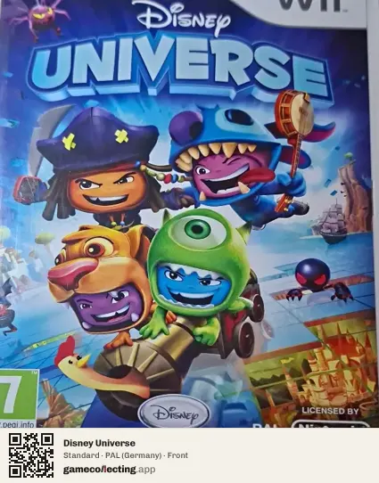 Disney Universe Nintendo Wii, Germany box front