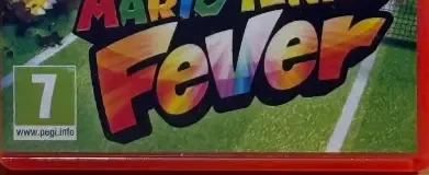 Mario Tennis Fever, the PEGI square on its front