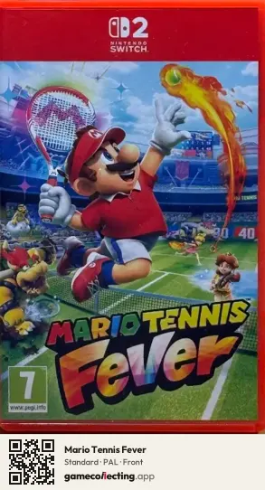 Mario Tennis Fever Nintendo Switch 2, PAL box front