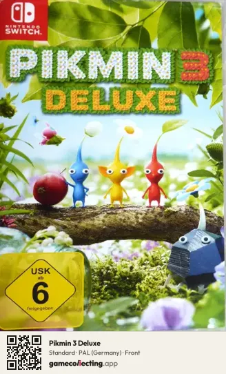 Pikmin 3 Deluxe Nintendo Switch, Germany box front