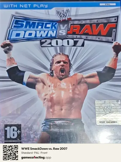 WWE SmackDown vs. Raw 2007 PlayStation 2, PAL box front