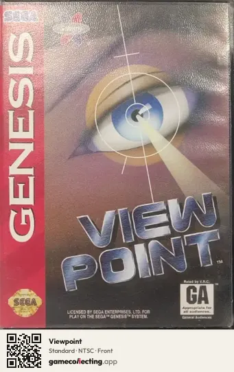 Viewpoint Sega Mega Drive / Genesis, NTSC box front