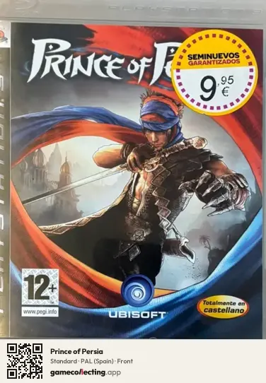 Prince of Persia PlayStation 3, Spain box front
