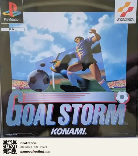 Goal Storm PlayStation, PAL box front