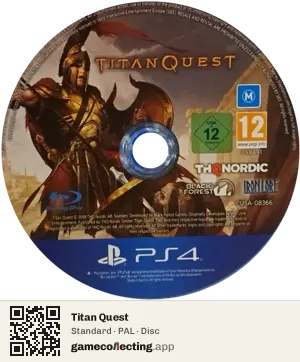 Titan Quest PlayStation 4, PAL disc