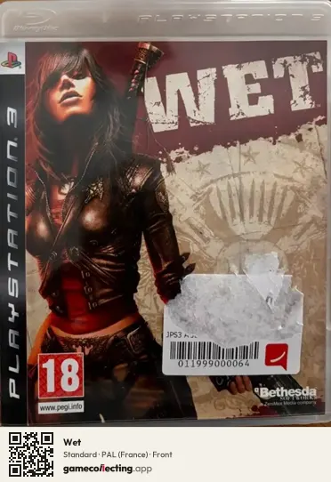 Wet PlayStation 3, France box front