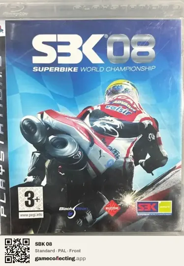 SBK 08 PlayStation 3, PAL box front