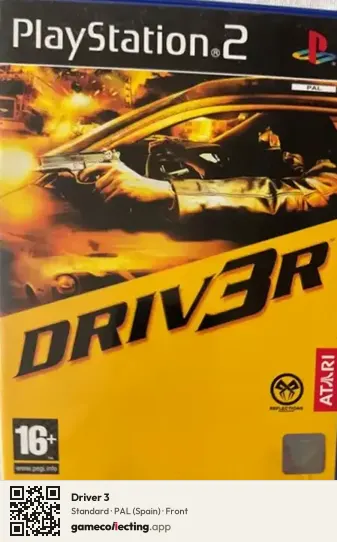 Driver 3 PlayStation 2, Spain box front